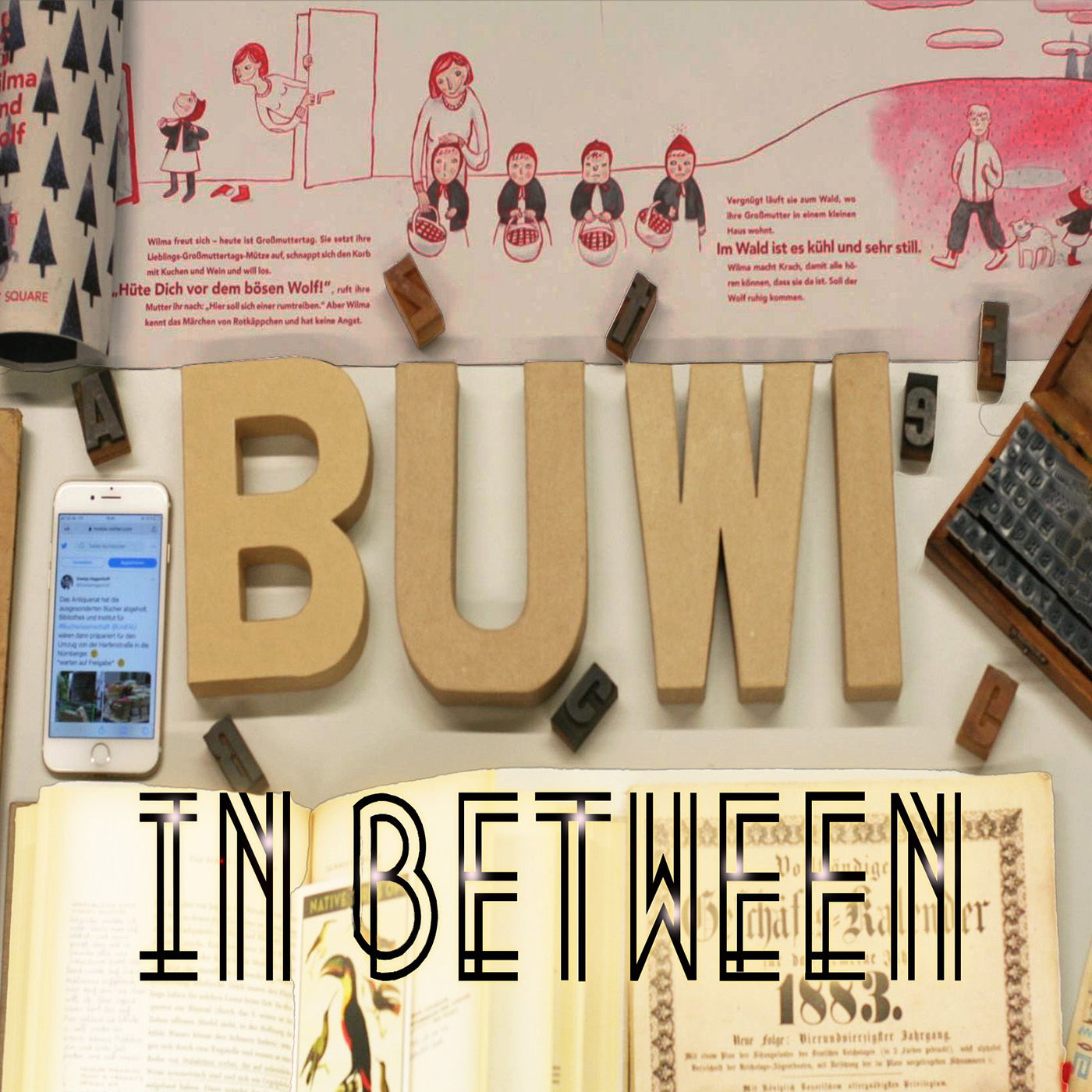 BuWi in between. Der Podcast über die Vielfalt der Buchwissenschaft Podcast-Cover
