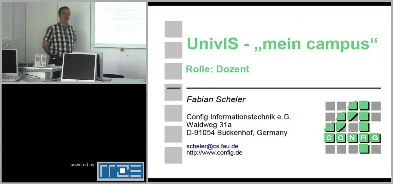 Series preview for UnivIS - mein campus - Schnittstellen